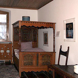 Werdenfels Museum Sammlung Bürgerliches Schlafzimmer