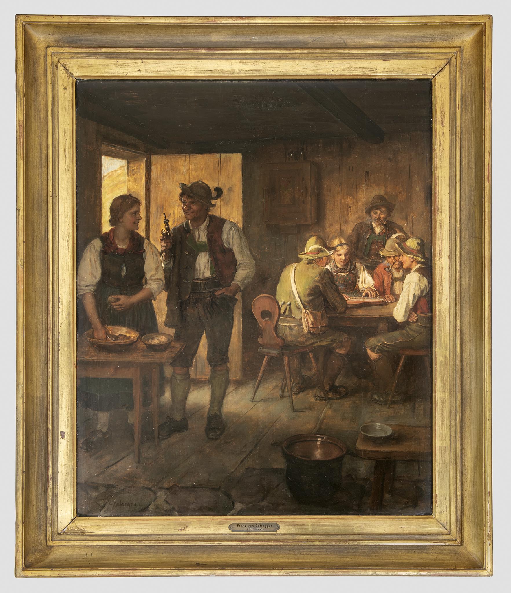 10839 2 Zitherspieler Defregger