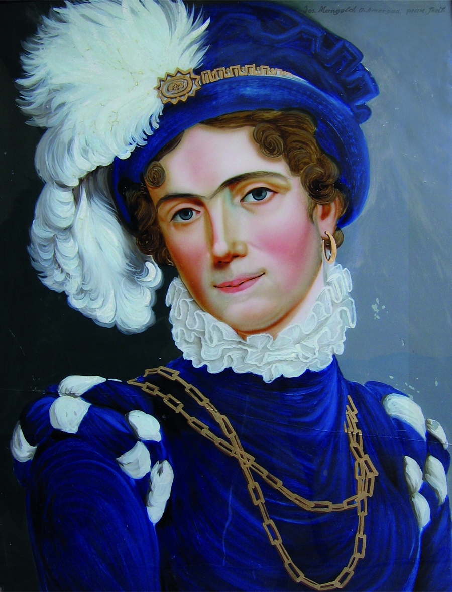 Königin Karoline von Bayern, (1776-1841), Joseph Mangold, 1. V. 19. Jh.